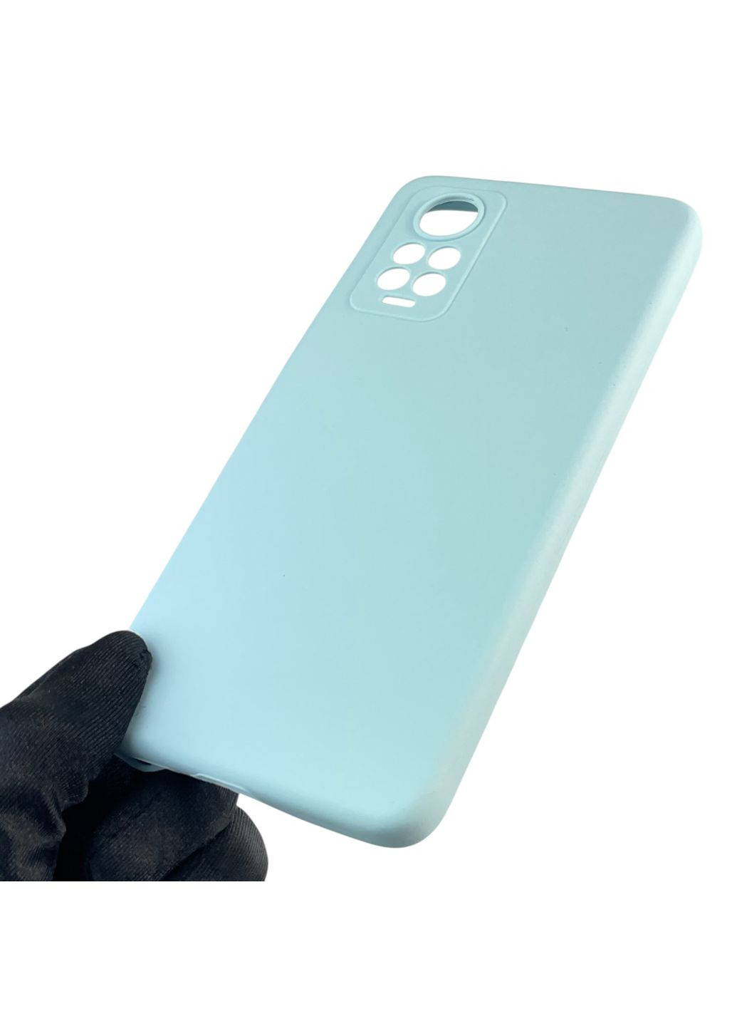 Чохол для Redmi Note 12 Pro 4G силіконовий з мікрофіброю нековзний на сяомі редмі нот 12 про 4г блакитний Xiaomi (366387658)