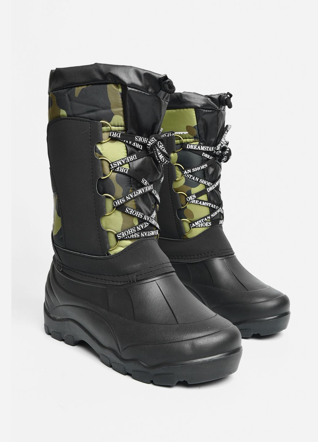 Дутики чоловічі піна на овчині чорного кольору Let's Shop (299764452)