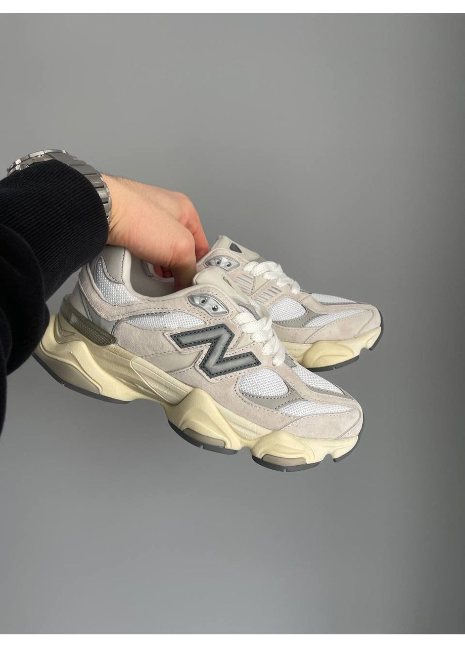 Кроссовки женские и мужские New Balance 9060 Sea Salt | Нью Беланс 9060 серые No Brand серые демисезоны (361155240)