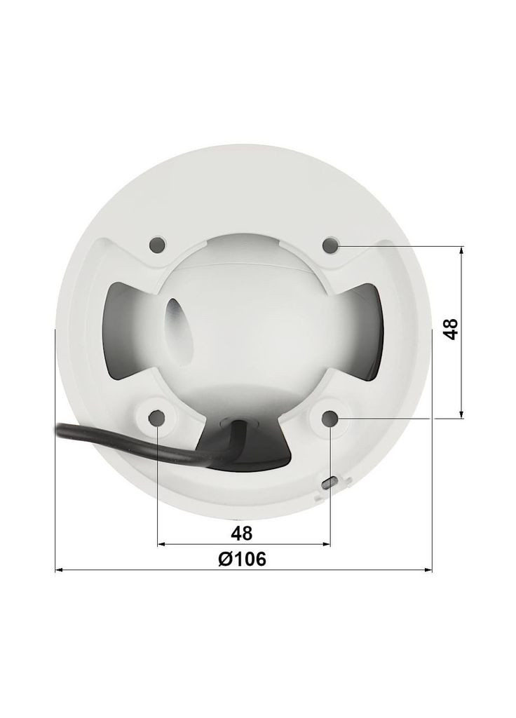 Камера відеоспостереження DH-HAC-HDW1200TP-IL-A (2.8) Dahua (372616140)