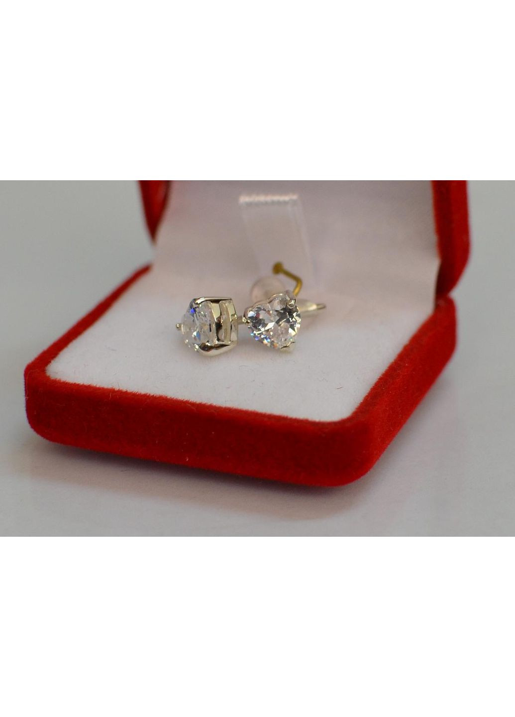 Срібні гвоздики з силіконовою застібкою Silver Style (367112271)