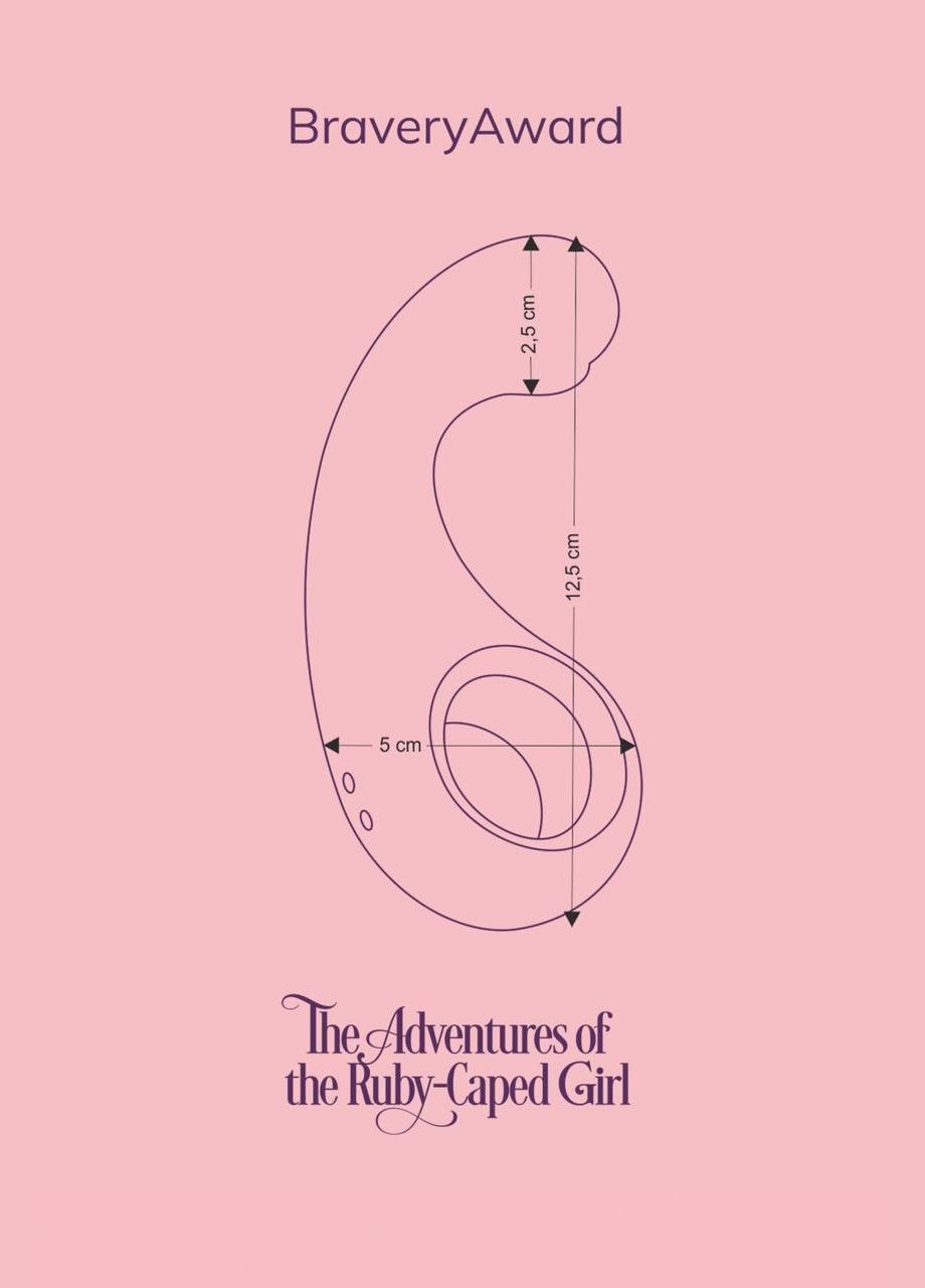 Вібратор для точки G FairyGasm BraveryAward violet No Brand (303903615)