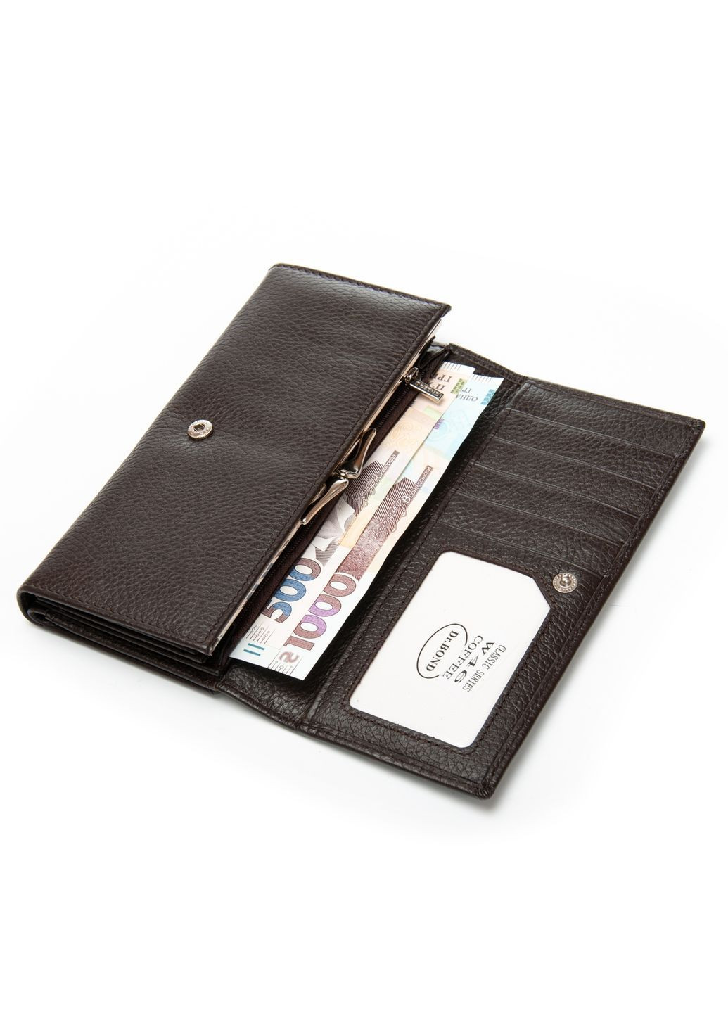 Женский кожаный кошелек с визитницей Dr. Bond W46(1) (370589320)