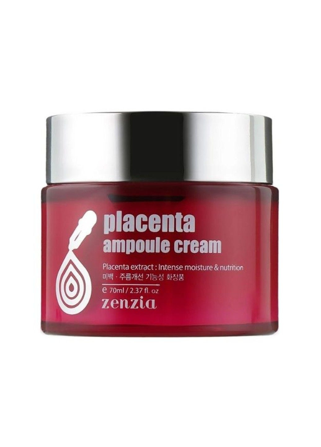 Zenzia Крем для обличчя з плацентою PLACENTA AMPOULE CREAM 70ml — Крем, Південна Корея (302899437)