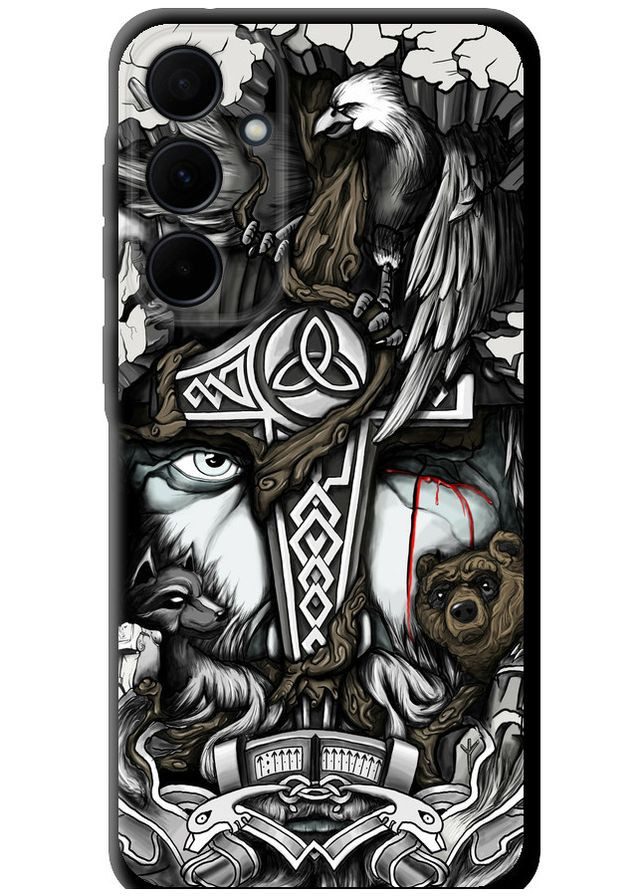 TPU чохол 'Тату Вікінг' для Endorphone Samsung Galaxy A35 (319159138)