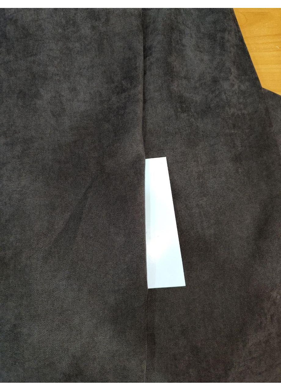 Штора Мікровелюр Венге 1 шт 100х250 No Brand (353829408)