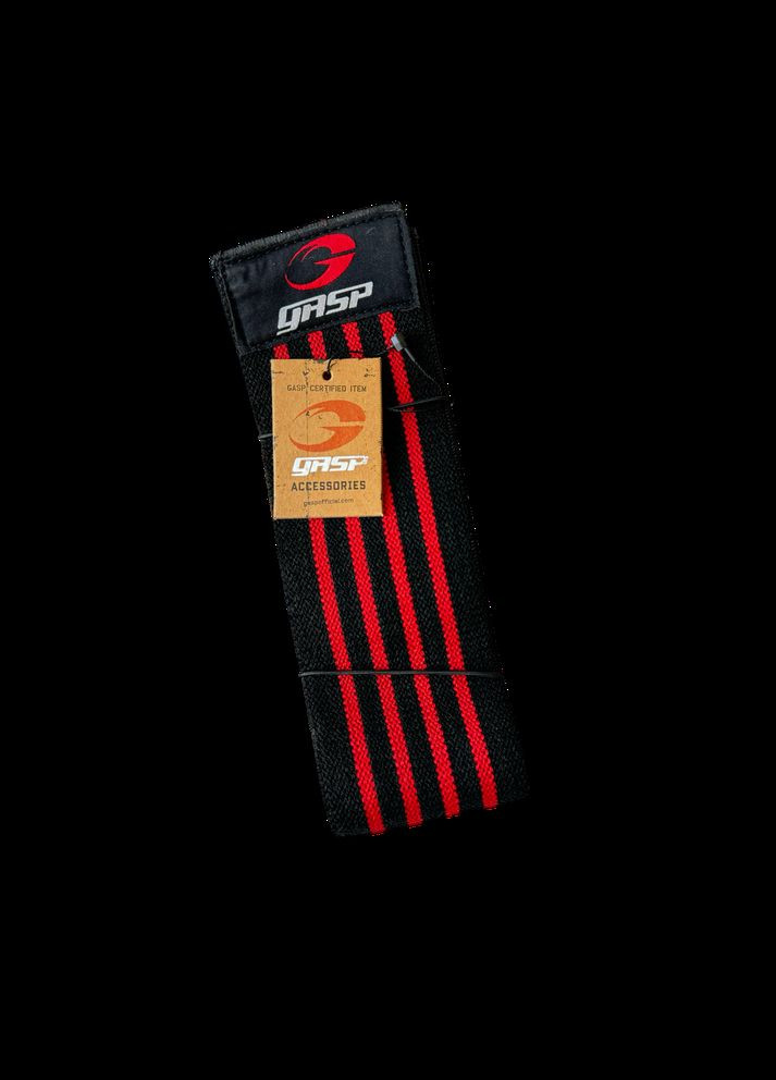 Бінти колінні Knee wraps Black/Red 2 м Gasp (348138854)