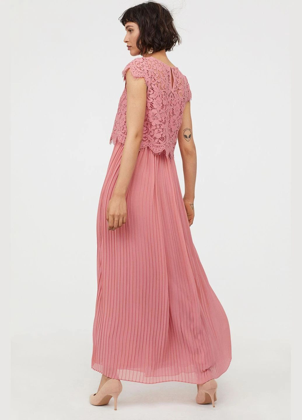 Рожева сукня максі жіноча H&M