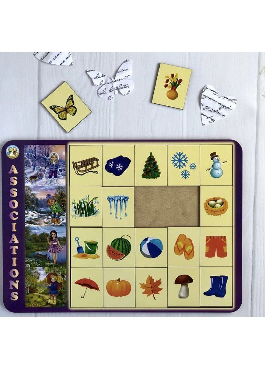 Вкладки "Асоціації - пори року" ПСД 122 Ubumblebees (297082749)