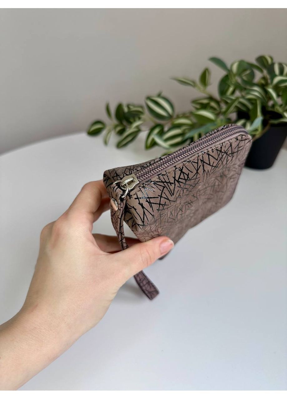 Косметичка з натуральної шкіри на два відділи з ручкою VI&VA (361894838)