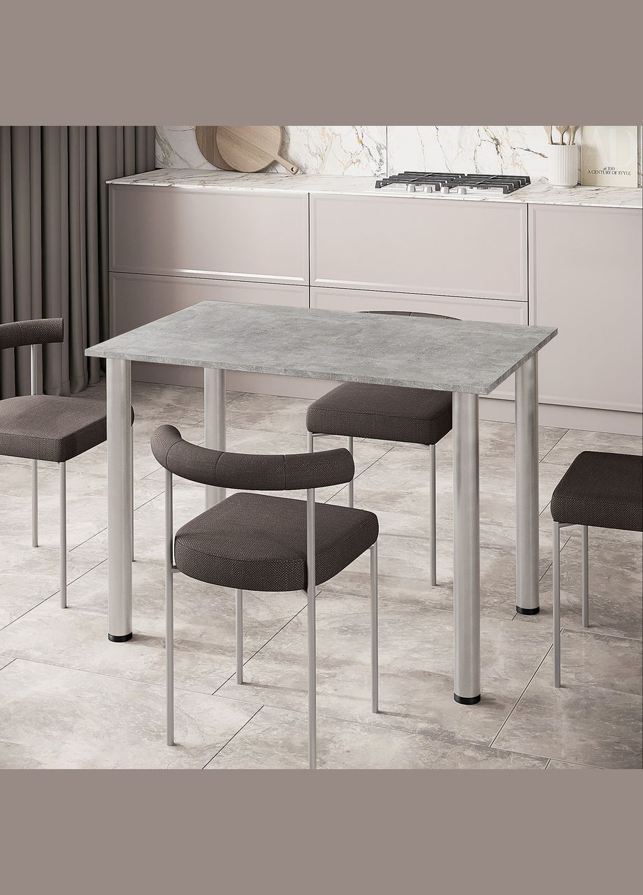 Обідній стіл на кухню або вітальню з металевими ніжками SK-0002 від MORELI (335424543)