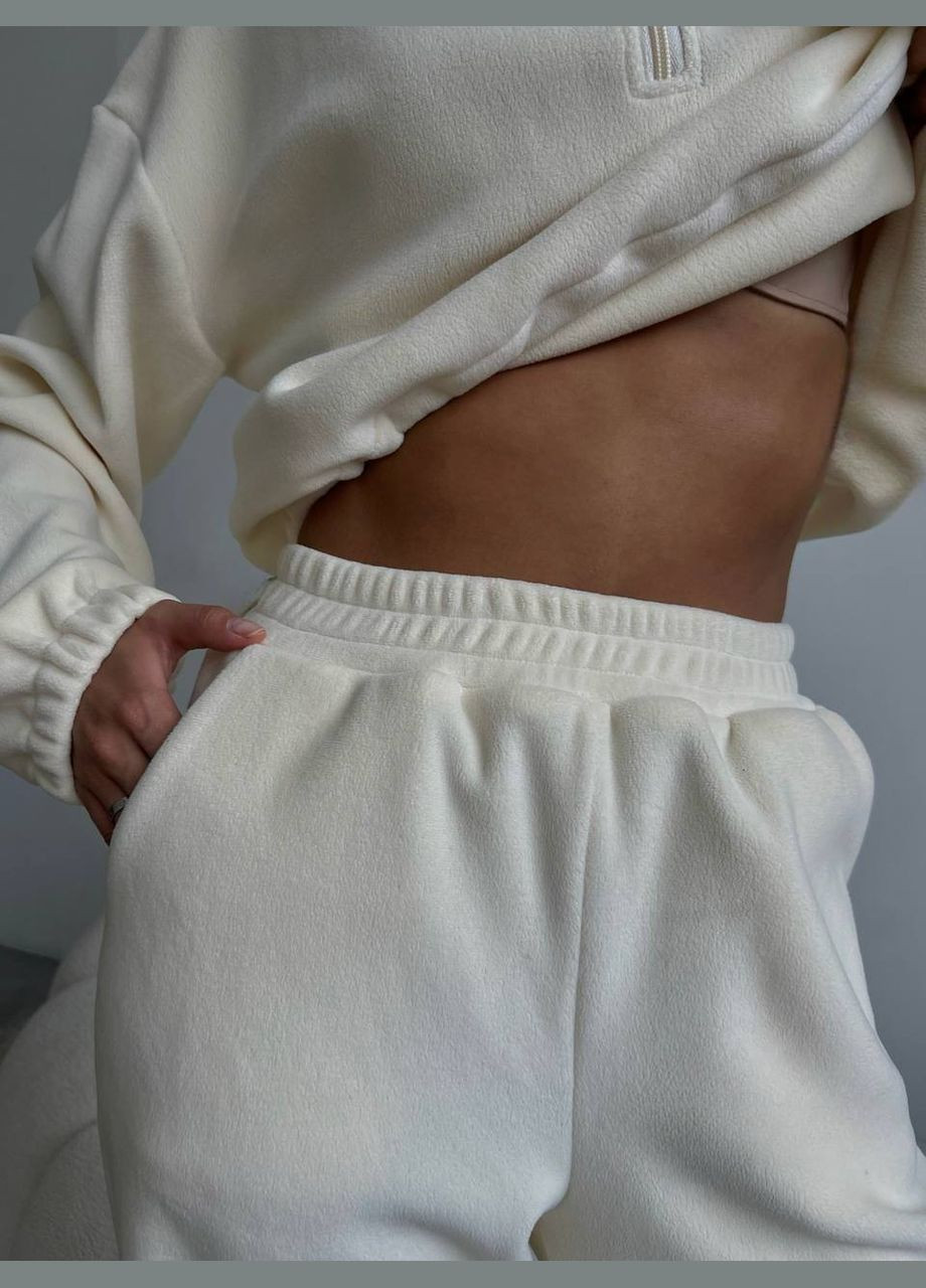 Теплий спортивний жіночий костюм із двостороннього флісу No Brand Р1540-720 (337990228)