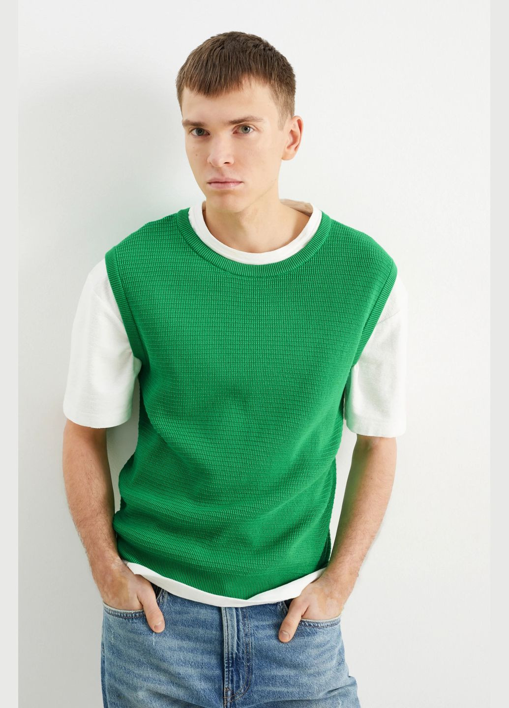 Жилет из хлопка C&A (329294758)