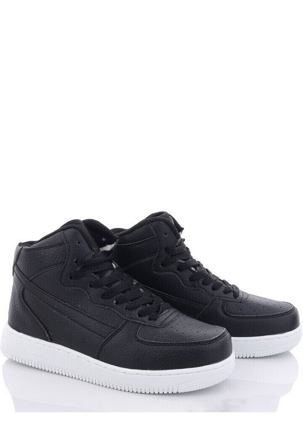 Осенние зимние ботинки на овчине b7701-1 Navigator прессованная кожа