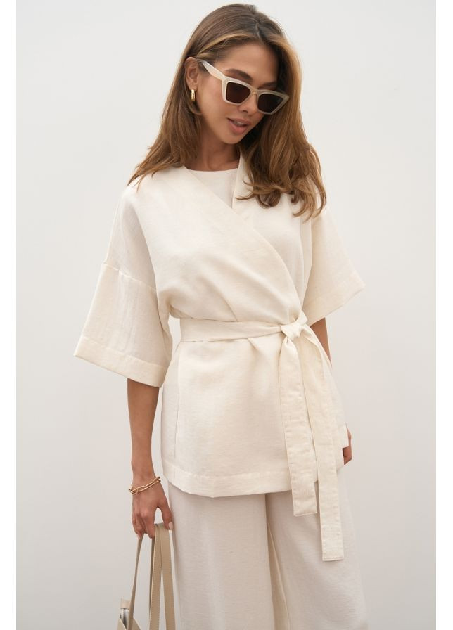 Бежевая женское кимоно Bellise