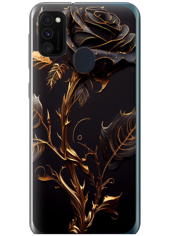 Силіконовий чохол 'Троянда 3' для Endorphone Samsung Galaxy M21 M215F (267500909)