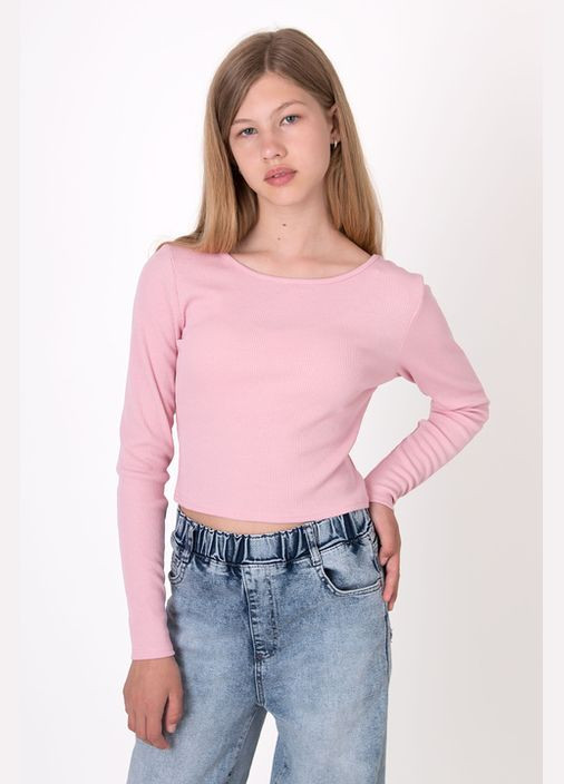 Лонгслів в рубчик для дівчинки Mevis (301086974)