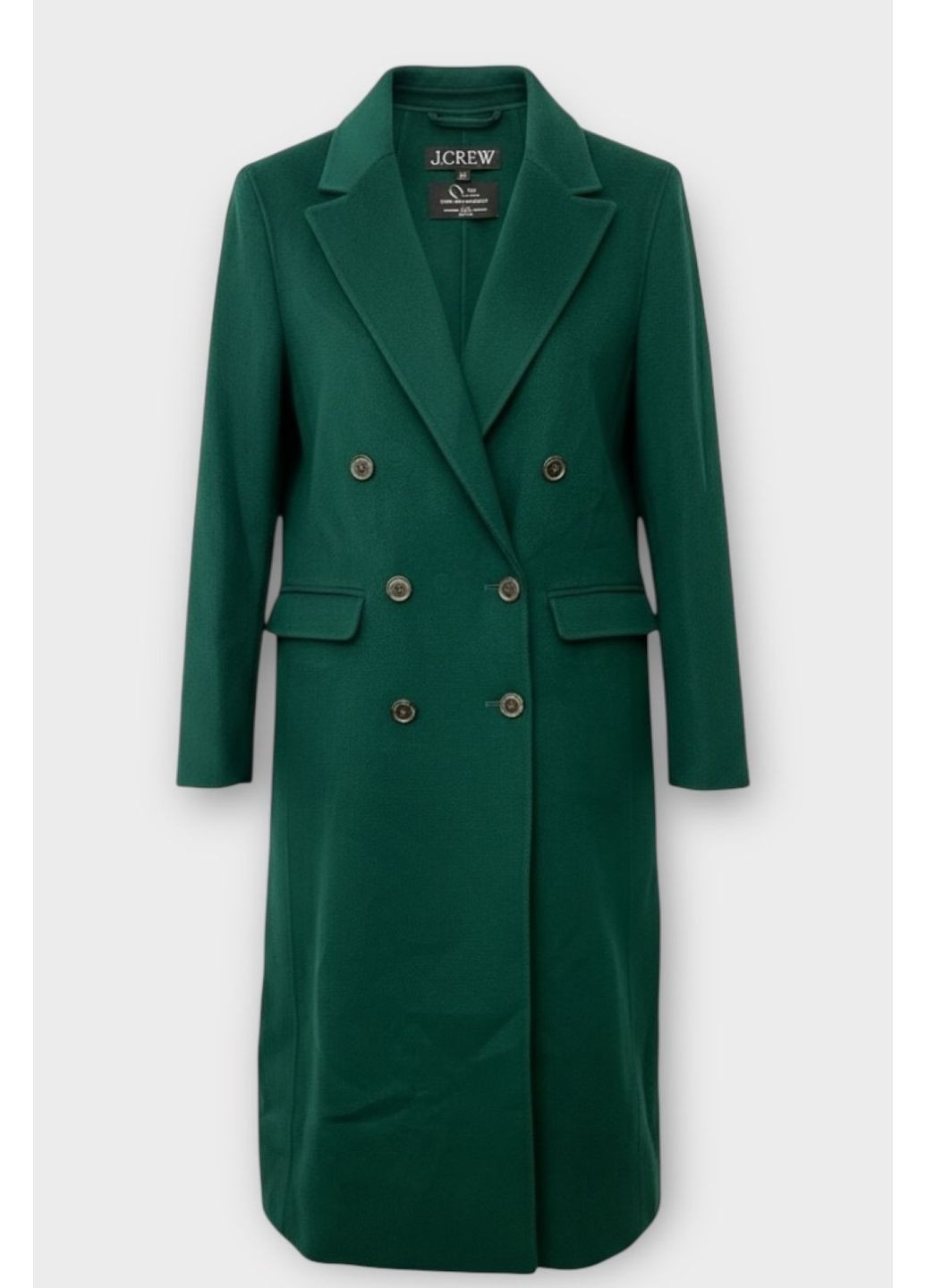 Зеленое демисезонное Пальто J.Crew