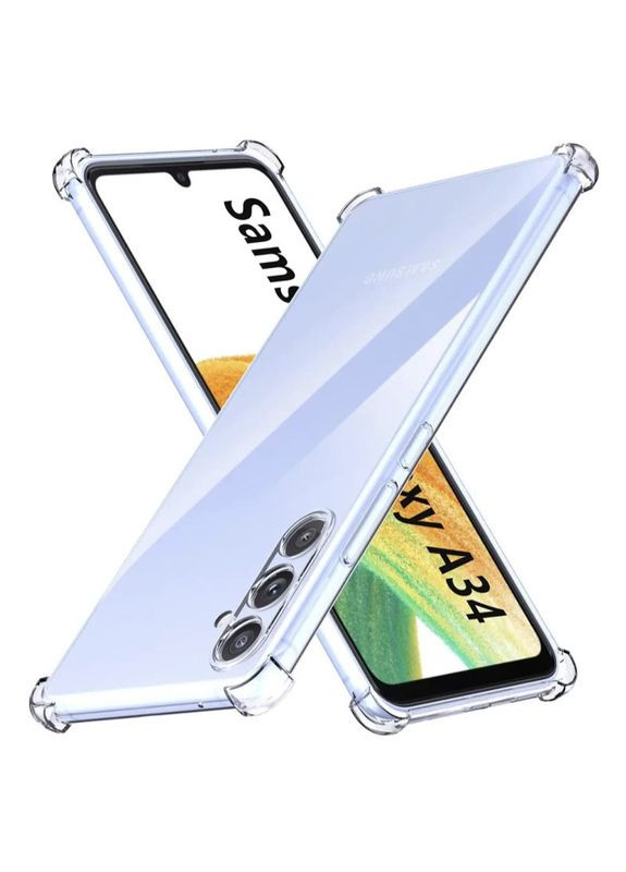 TPU чохол Ease посилені кути Full Camera для Samsung Galaxy A34 5G Getman (360879932)
