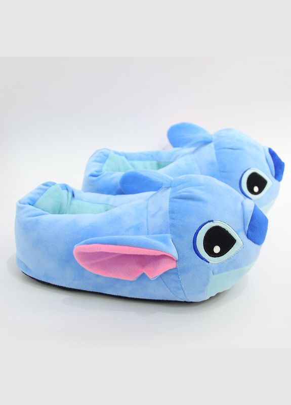 Мягкие тапочки Стич (р. 35-41) - Плюшевые Тапки Кигуруми No Brand (316258726)