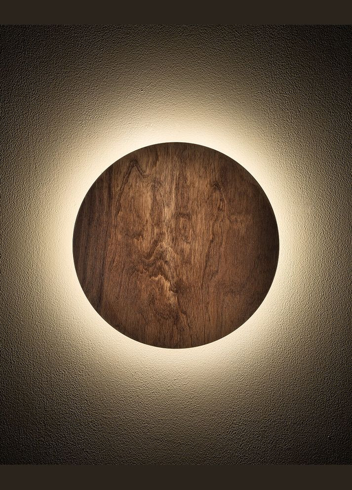 Бра, настінний світильник 11288 Ring Timber Led S 1x7W 3000K 60Lm IP20 Brown (11288) Nowodvorski (318524534)