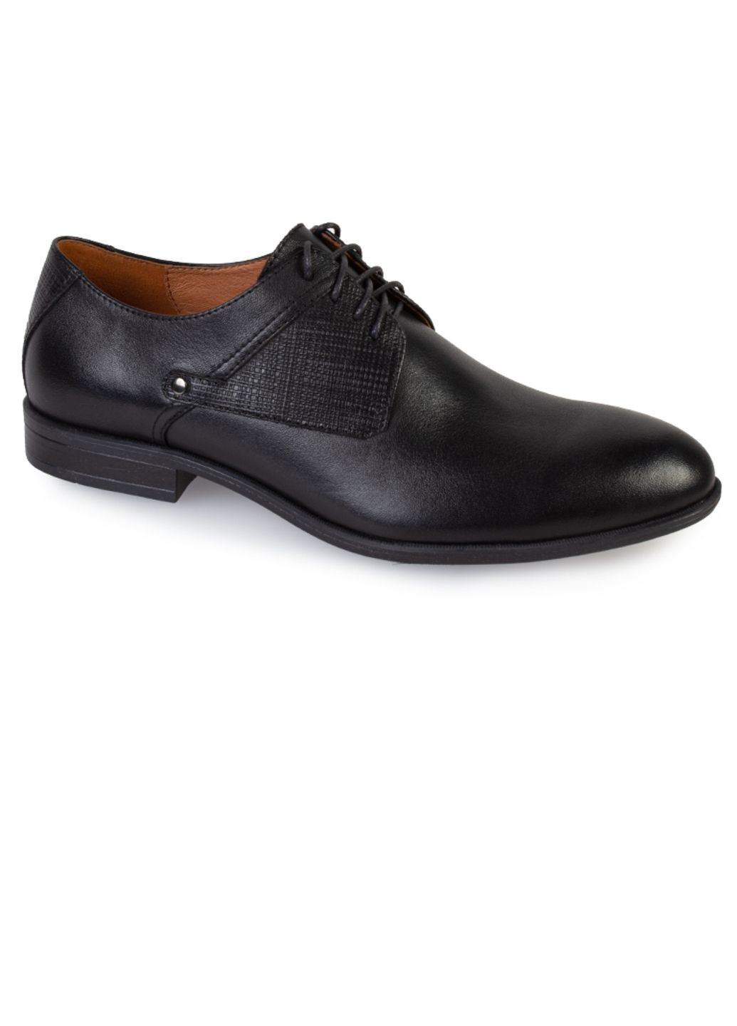 Черные классические туфли мужские бренда 9402220_(1) ModaMilano на шнурках