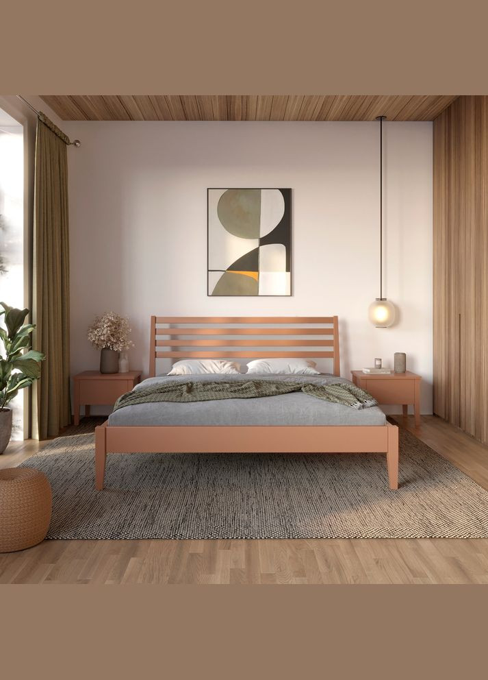 Двоспальне ліжко Челсі (RAL8025) 160х200 см (MBG-6104) Mebigrand (366085816)