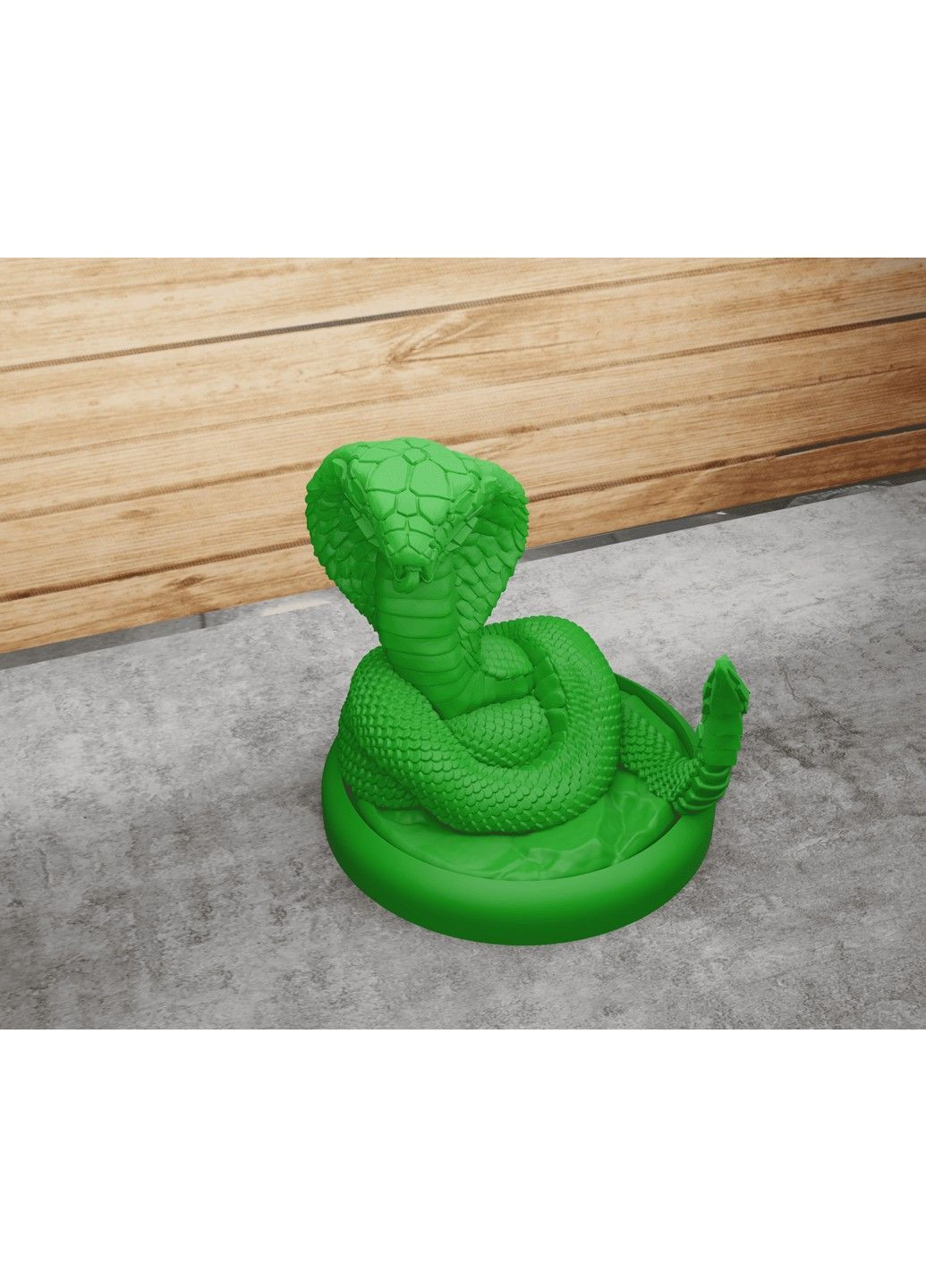 Змія Кобра на підставці. Символ 2025 року ЗаСвіт (369719147)