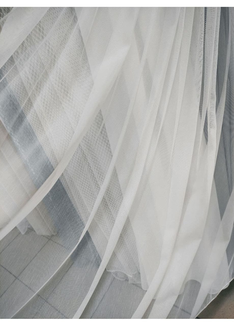 Тюль Бамбук Белый 400х240 No Brand (353830727)