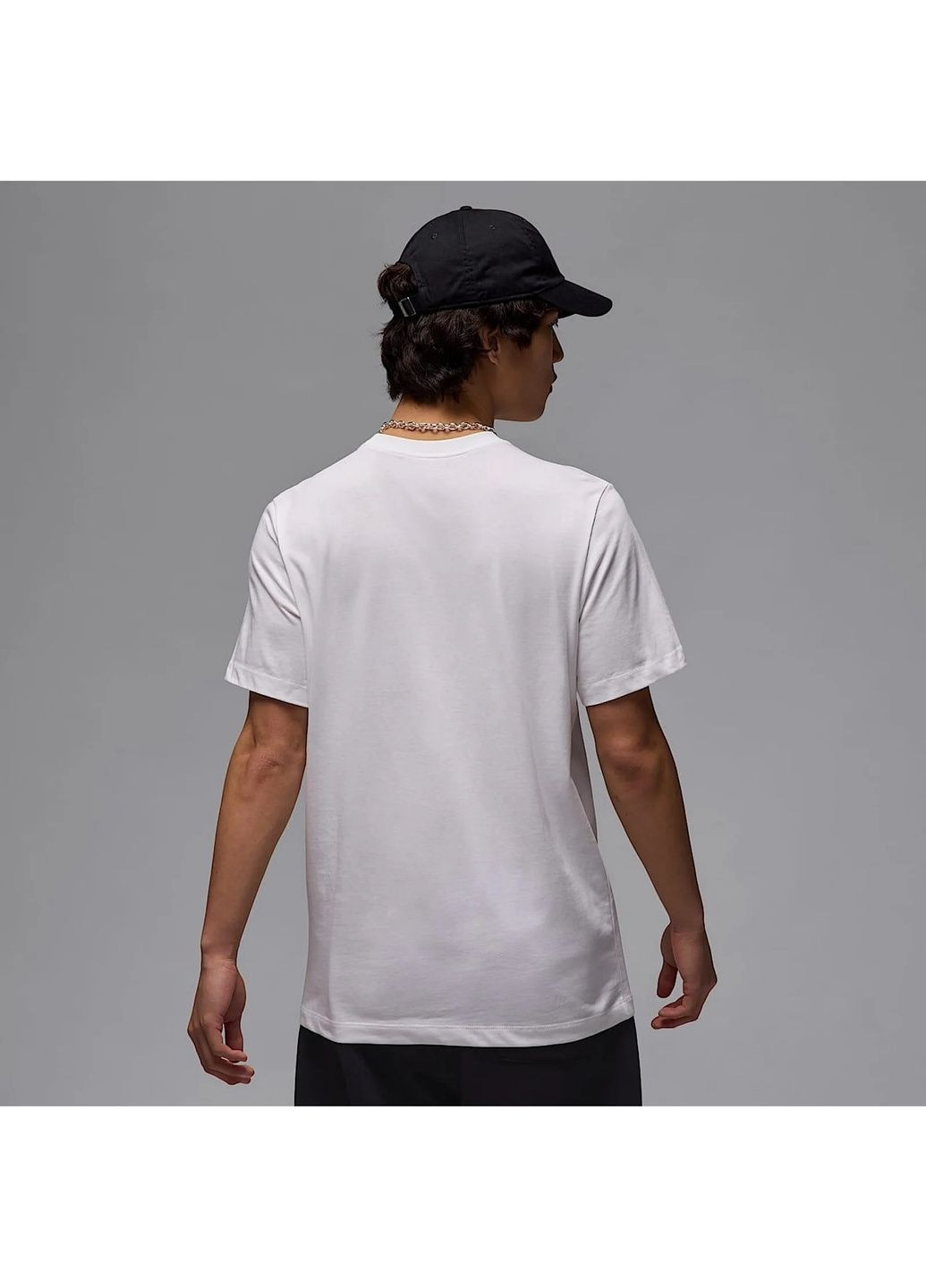 Белая мужская футболка air ss crew white Air Jordan