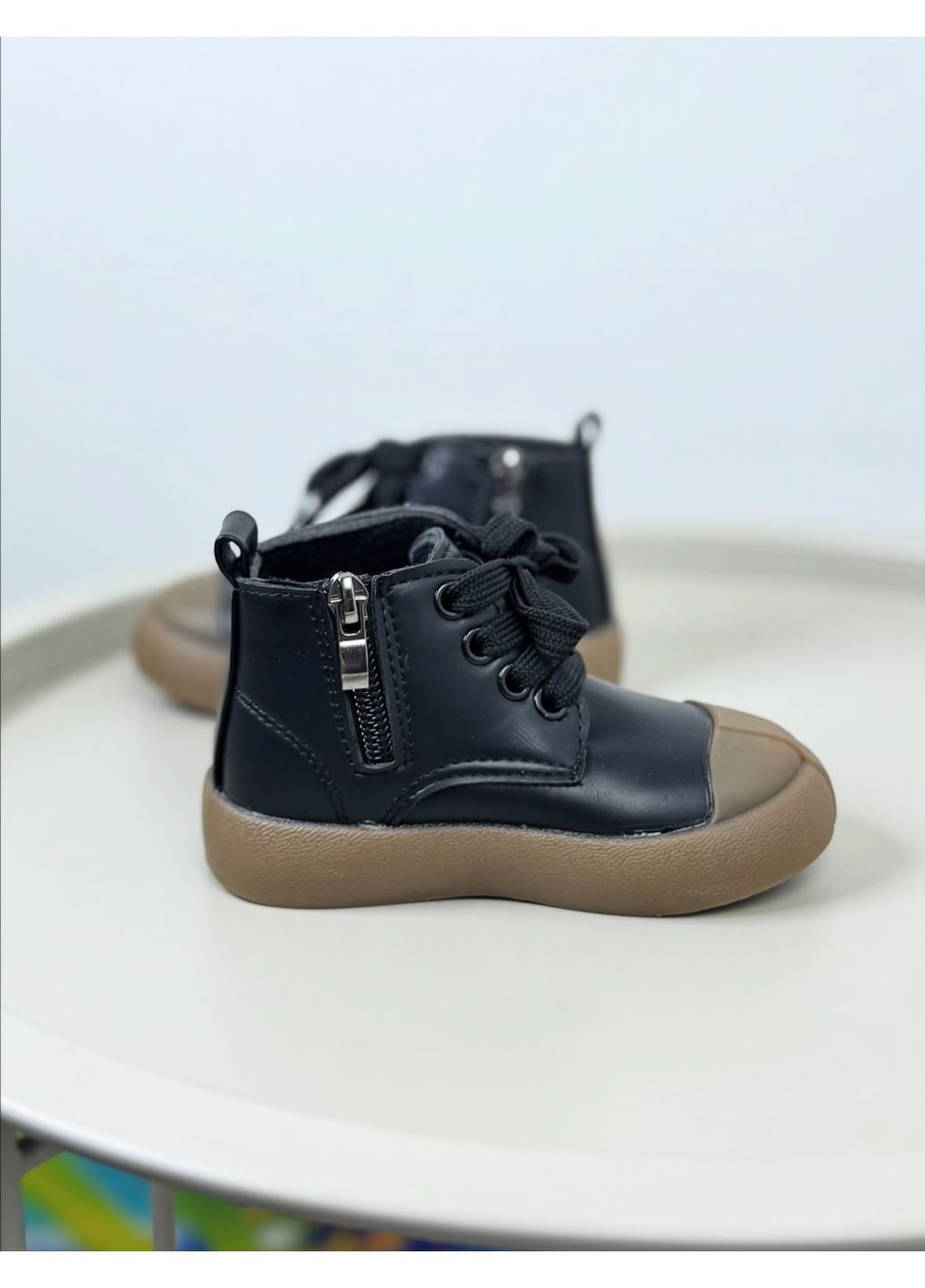 Черевики осінні дитячі чорні 1647 No Brand (367581232)