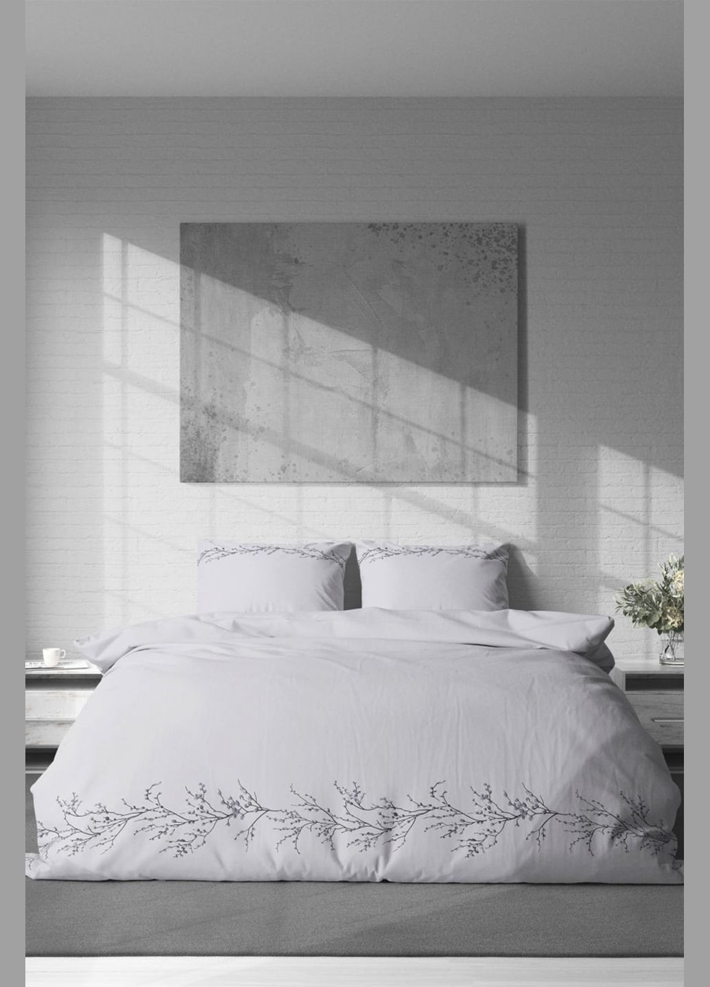 Постільна білизна “”, Двоспальна колір сірий CB-00277742 Lelit (330574179)