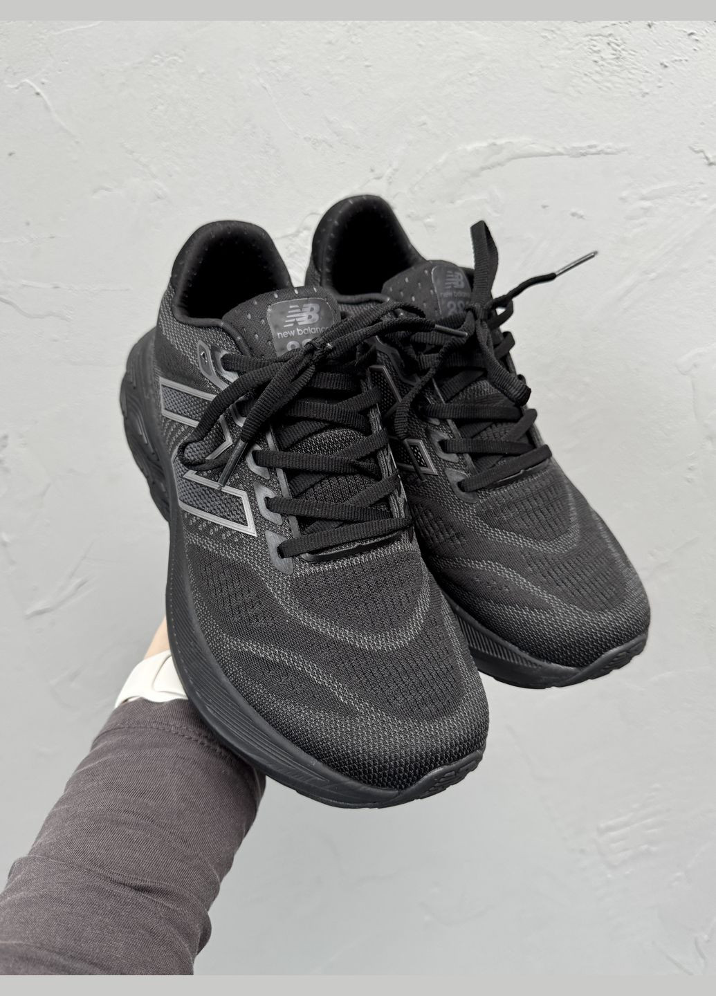 Черные демисезонные кроссовки мужские new balance fresh foam x 880v15 black | нью беланс фреш фоам черные No Brand