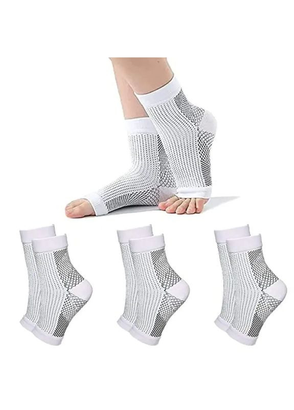 Білі компресійні шкарпетки Eco (347637803)