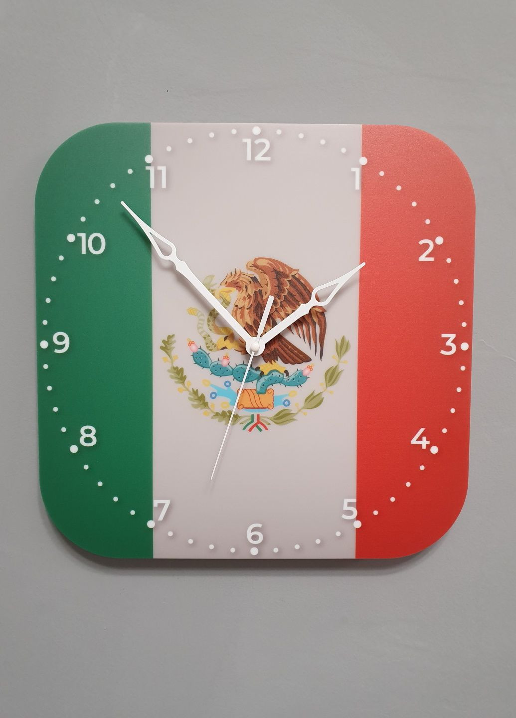 Часы настенные флаг Мексики No Brand (321989309)