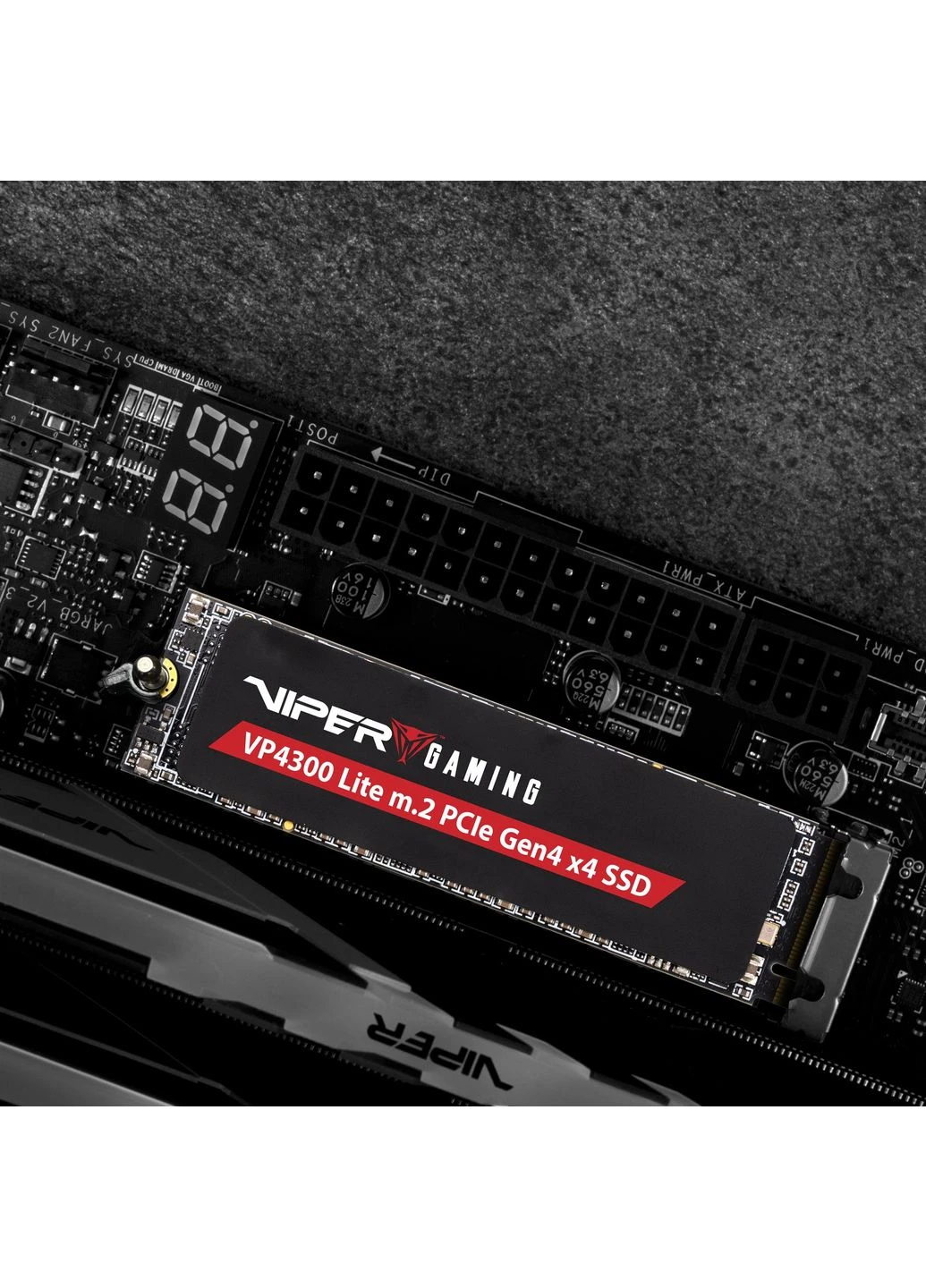 Накопитель SSD 500GB Viper VP4300 Lite M.2 2280 PCIe 4.0 x4 NVMe TLC (VP4300L500GM28H) Patriot (361031887)