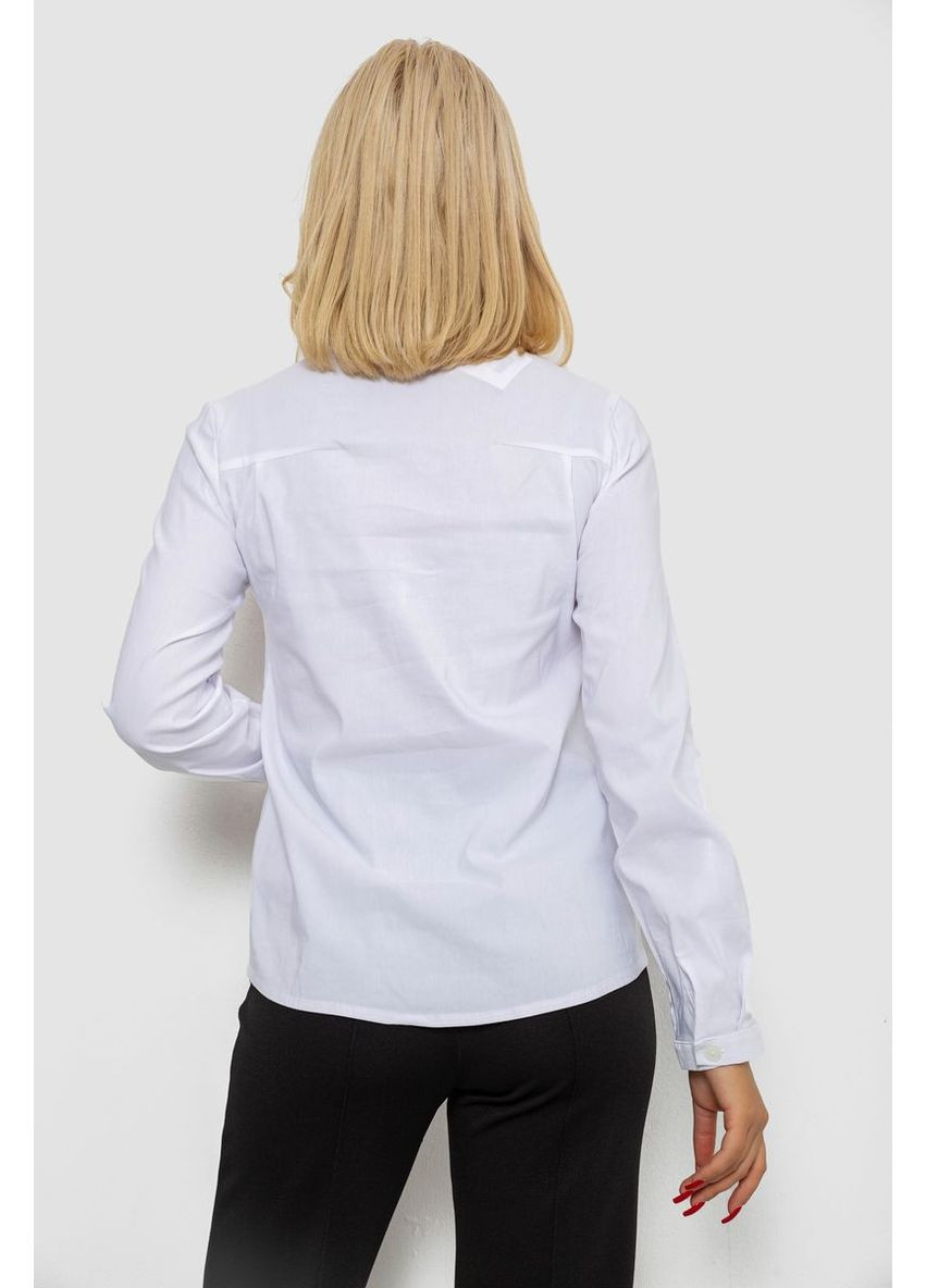 Белая блуза однотонная Sport Line