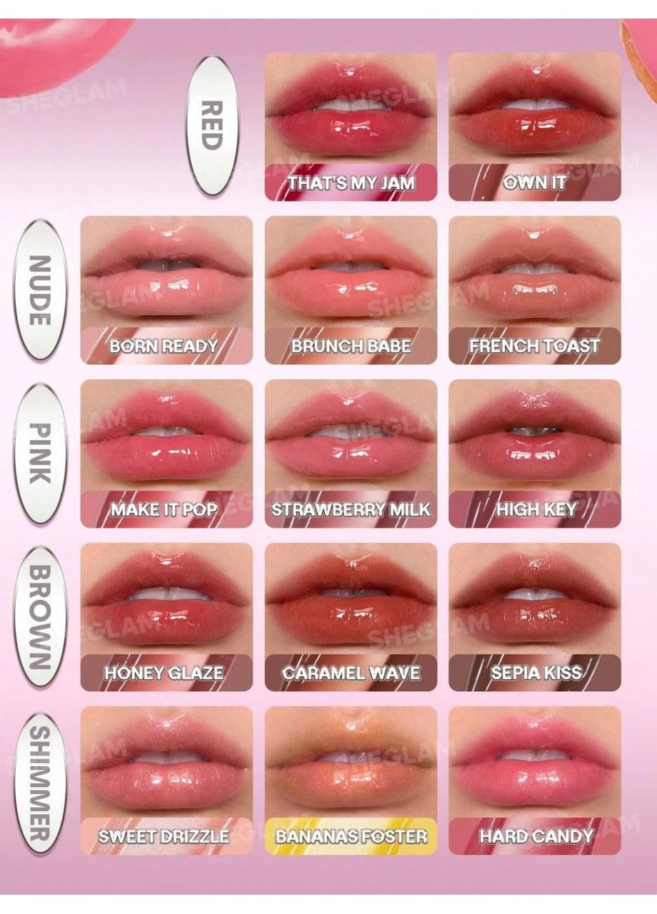 Блеск для губ Glass Lock Air Gloss (506 Honey Glaze) 3,4 мл Sheglam (390908087)