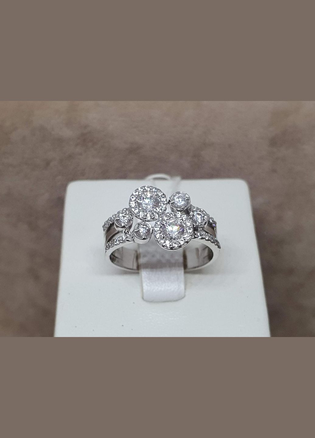 Золотое кольцо с фианитами. 3523569Б Гаразд (315786717)