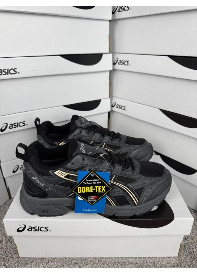 Темно-серые asics dark grey black (размер ) No Brand Gel-Nunobiki GTX
