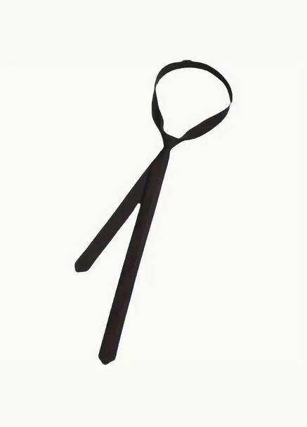 Галстук женский Классический черный No Brand (325700197)