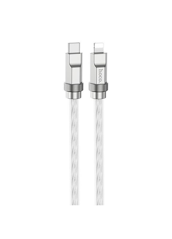 Кабель TypeC to Lightning Solid PD silicone charging data cable U113 silver 20W Hoco (279826002)