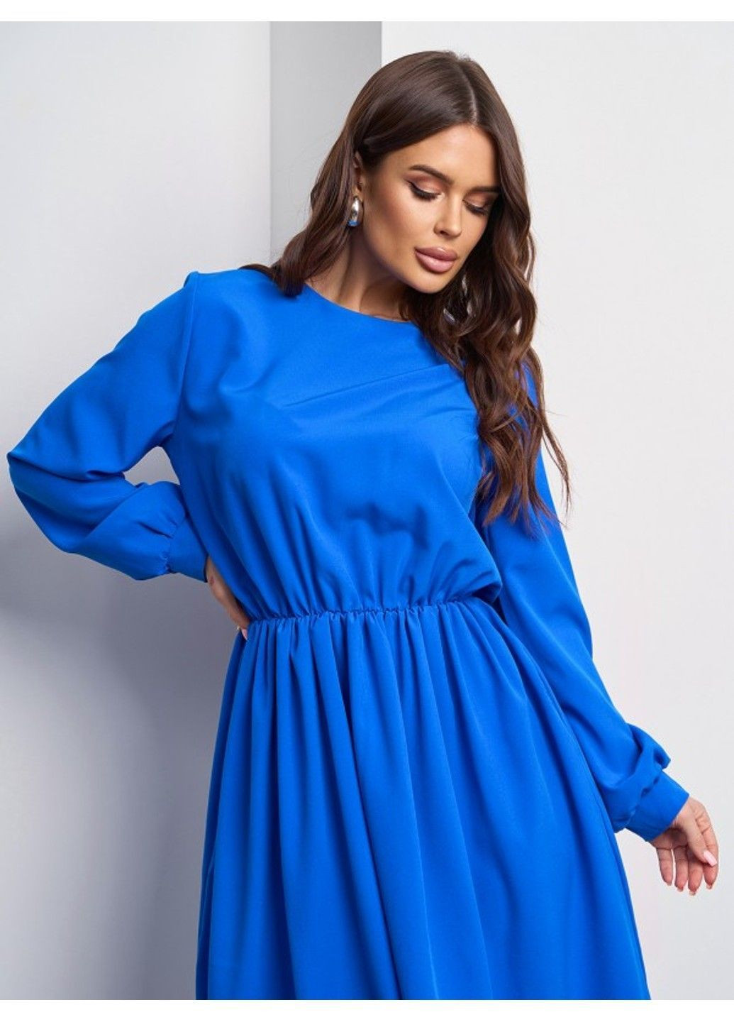 Синя повсякденний сукня issa pus 15010 електрик ISSA PLUS