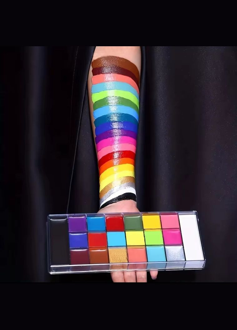 Набір Олійна фарба Mekolor 20 кольорів Painting Palette + 10 пензлів No Brand (312542375)