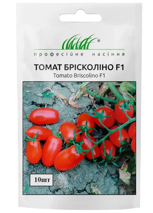 Насіння Томат Брісколіно F1 кущовий сливка-чері 10 шт Професійне насіння (278747421)
