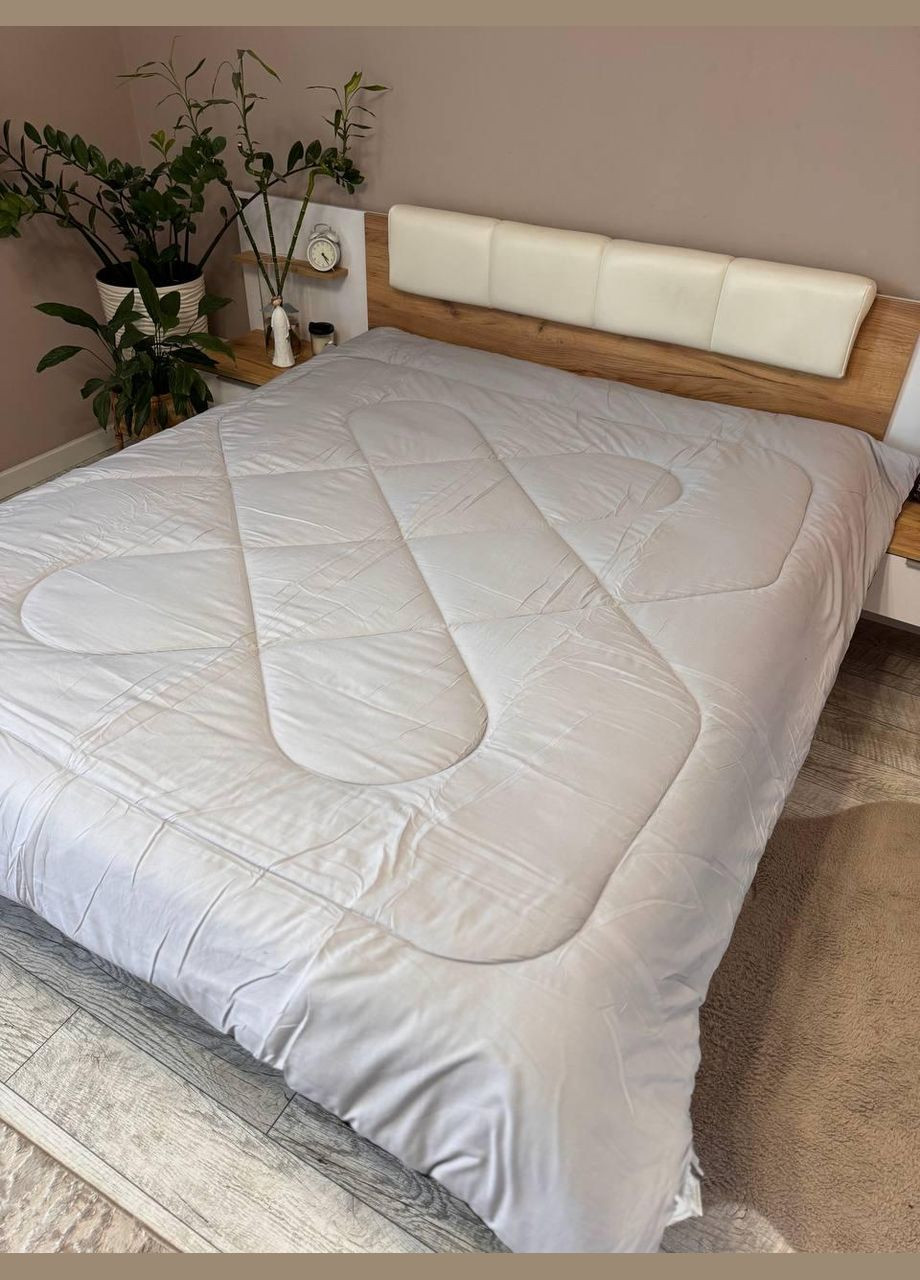 Ковдра Євро 220х200 см Сірий (П4К-al-sintepon-001) No Brand (316231101)