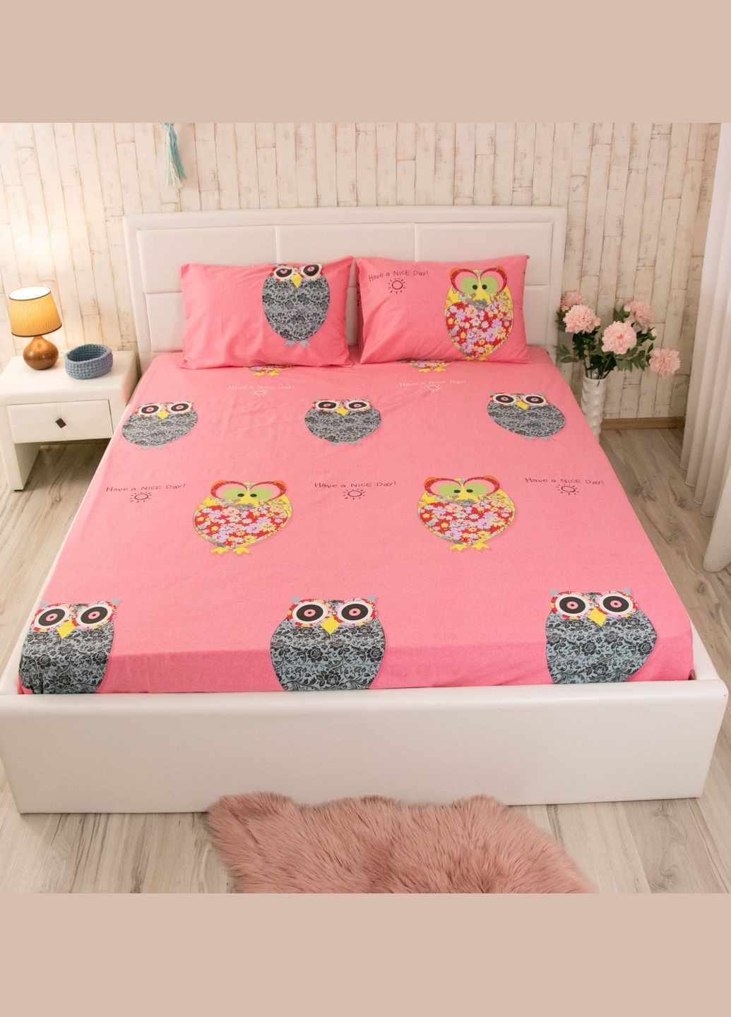 Простирадло 175х215 сатин Owl Руно 73.137_Owl (299630607)