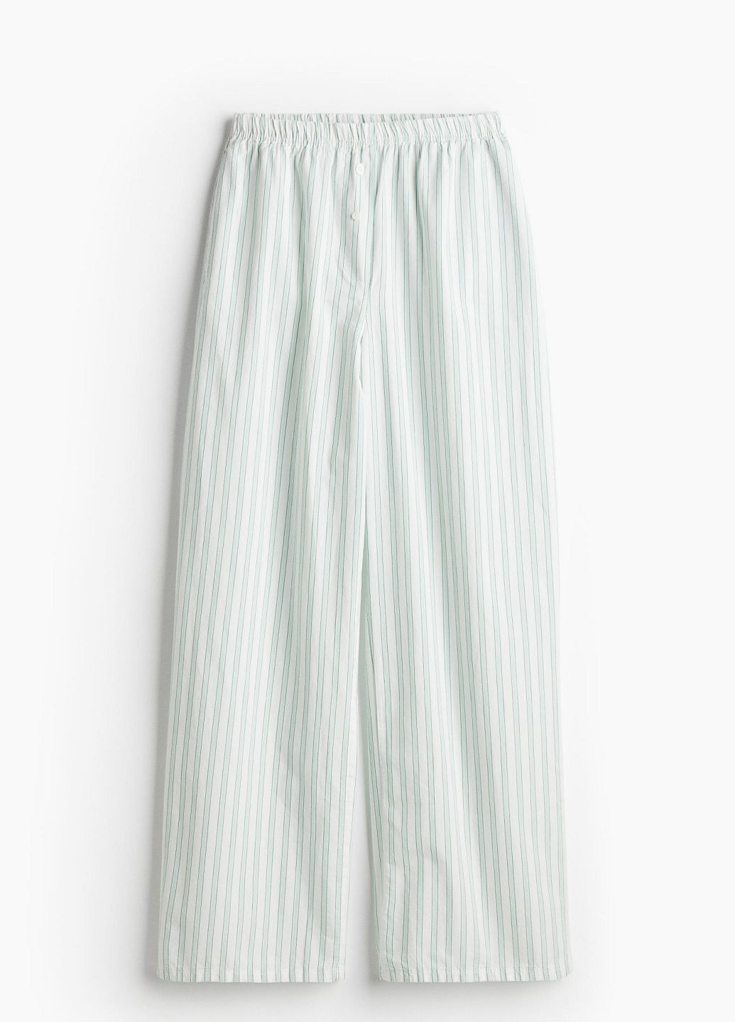 Светло-зеленые домашние демисезонные брюки H&M