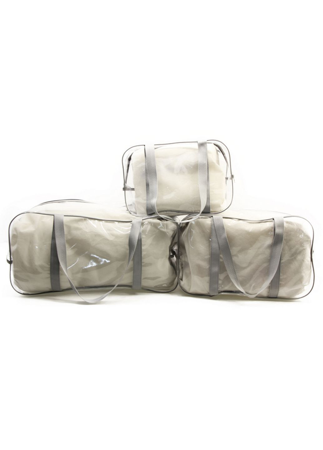 Набір із 3 сумок у пологовий будинок Комфорт сірий EcoNova (322793208)