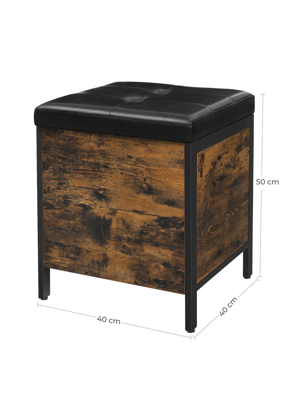 Банкетка Stella з місцем зберігання в стилі Loft Leobert (303126855)